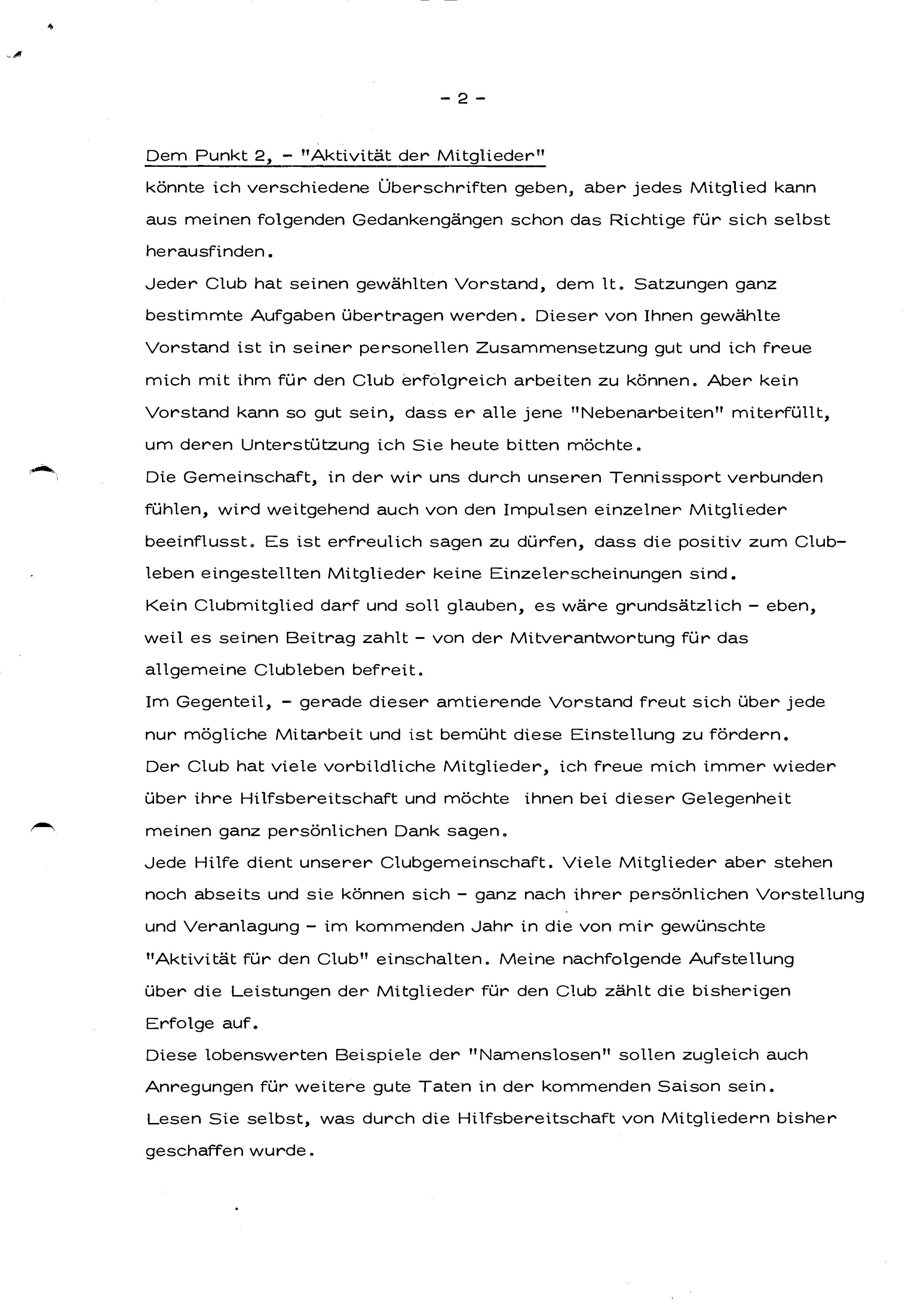 1971 01 Newsletter Seite 2